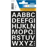 HERMA 15557 Buchstaben A-Z Etiketten 15 mm Weiß 10 Packungen à 36 Etiketten