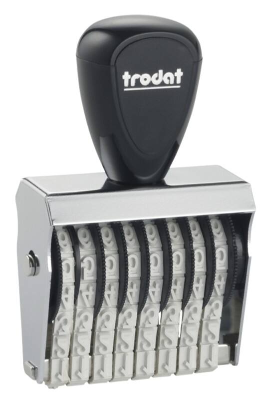 Trodat Nummernstempel 1558 3,3 x 2,3 x 7,5 cm