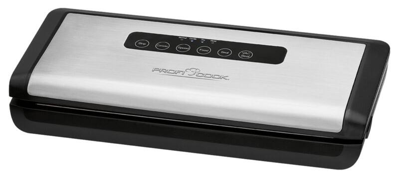 ProfiCook Vakuumierer PC-VK 1146 12 l/Min 37 x 7,6 x 15,7 cm Silber, Schwarz