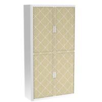 PAPERFLOW easyOffice 2M Rollladenschrank 2040x1100x415mm PERSO ART DECO - AUFGEHENDE SONNE