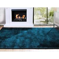 FLOORDIREKT STEP Teppich Prestige Polyester Türkis 1950 mm x 1330 mm