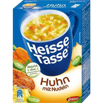 Continental Foods Heisse Tasse Erasco Suppe Hähnchencreme 3 Stück à 63 g