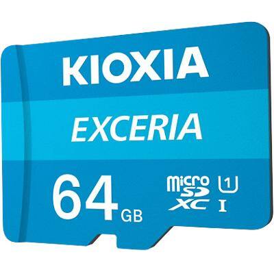 KIOXIA MicroSD-Speicherkarte EXCERIA U1 Klasse 10 64 GB