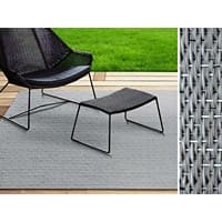 Outdoor-Teppich Casa Pura Geona Grau Vinyl, PET 1800 x 8000 mm