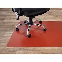 Bodenschutzmatte Floordirekt Pro Hartböden Rot Polypropylen 1200 x 1500 mm