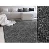 Hochflorteppich Floordirekt STEP Bali Anthrazit Polypropylen 1000 x 2000 mm