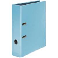 Falken PastellColour Ordner DIN A4 80 mm Blau 2 Ringe Pappkarton Glänzend