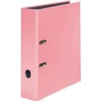 Falken PastellColour Ordner DIN A4 80 mm Rosa 2 Ringe Pappkarton Glänzend