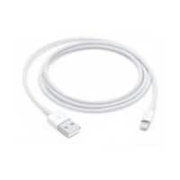 Apple Datenübertragungskabel USB A Stecker Apple Lightning 1 m Weiß