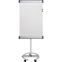 Flipchart MAULsolid 196 x 136 cm B1 Magnetisch Mit 5 Rollen und Stiftablage Grau