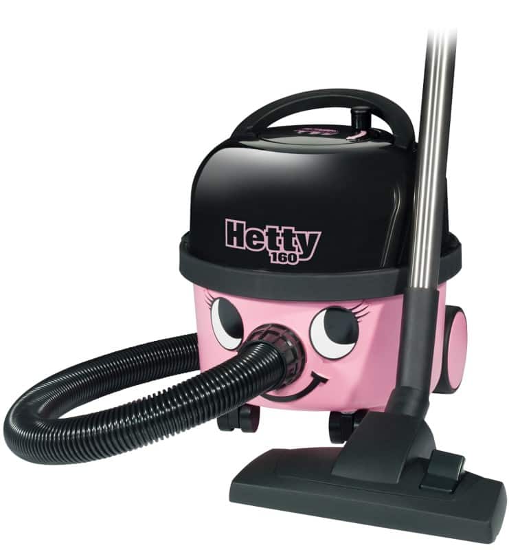 Numatic Hetty HET160 Staubsauger Schnurgebunden Rosa