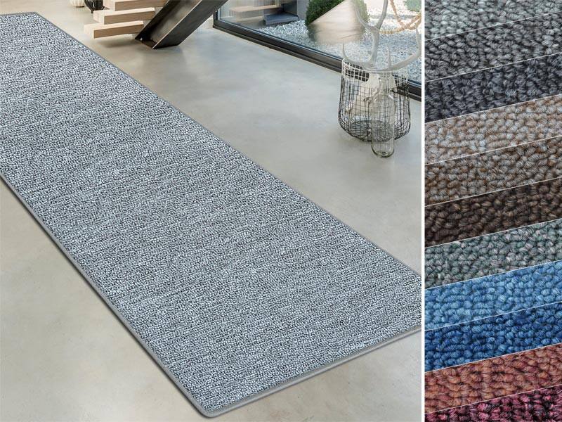 Teppich-Läufer Casa Pura London Hellgrau Polypropylen 670 x 2500 mm