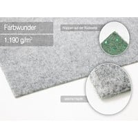 Rasenteppich Casa Pura Farbwunder Pro Grau Polypropylen 1000 x 1000 mm