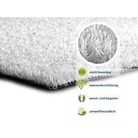 Rasenteppich Casa Pura Premium Color Weiß Polyethylen 2000 x 2000 mm