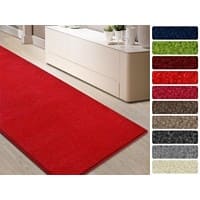 Velours-Teppich Floordirekt STEP Dynasty Velours Rot Polypropylen 660 x 2000 mm