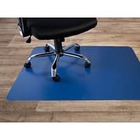 Bodenschutzmatte Floordirekt Pro Hartböden Dunkelblau Polypropylen 1200 x 1500 mm