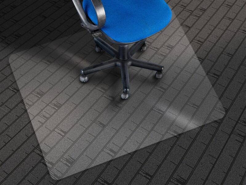 FLOORDIREKT PRO Bürostuhlunterlage PET Öko Transparent 114 x 150 cm