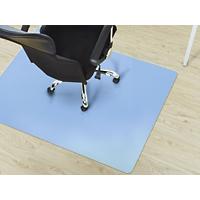 Bodenschutzmatte Floordirekt Pro Hartböden Hellblau Polypropylen 750 x 1200 mm