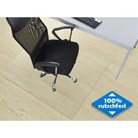 Bodenschutzmatte Hartböden Floordirekt Pro Neo Transparent Vinyl 120 x 114 cm