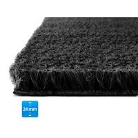 Fußmatte PALMERAS Kokos Schwarz Kokosfaser, Vinyl 24 mm 2000 x 4000 mm