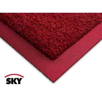 Schmutzfangmatte Sky Color Rot Polyamid, NBR-Gummi 500 x 850 mm