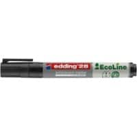 edding 28 Whiteboard-Marker Schwarz Mittel Rundspitze