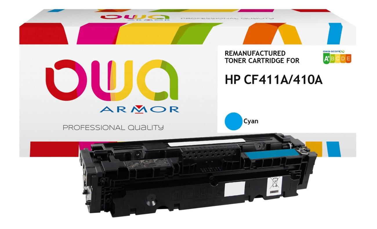 OWA 410A Kompatibel HP Tonerkartusche CF411A Cyan