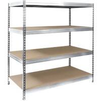 MAMMUT Weitspannregal Verzinkt 4 Fächer 1.500 x 800 x 2.000 mm
