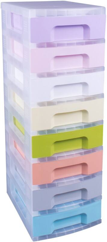 Really Useful Box Kunststoff Archivbox 7 L Farbig sortiert 42 x 30 x 92,5 cm