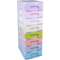 Really Useful Box Kunststoff Archivbox 7 L Farbig sortiert 42 x 30 x 92,5 cm