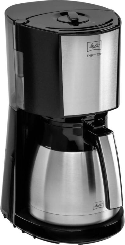 Melitta ENJOY Top Therm 1017-08 Enjoy Top Therm Kaffeemaschine 1.25 L Edelstahl Silber, Schwarz