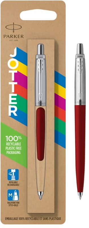 Parker Jotter Kugelschreiber Blau Mittel Nachfüllbar