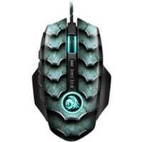 Sharkoon Drakonia II Kabelgebundene Optische Maus für Rechtshänder 1 m Kabel 12 Tasten USB Grün