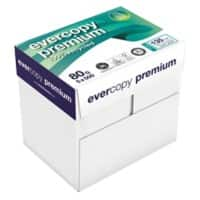 Clairefontaine Evercopy Premium DIN A4 Druckerpapier 80 g/m² Weiß 5 Pack à 500 Blatt