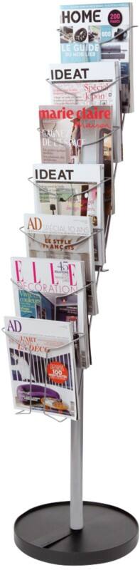 Alba DDFIL7S DIN A4 Prospektständer Silber DDFIL7S 1.150 mm (H)