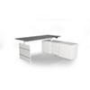 Kerkmann Move 3 Sitz-Stehschreibtisch 180x80x72-120cm mit Sideboard mit sideboard 160x50x58cm grafit
