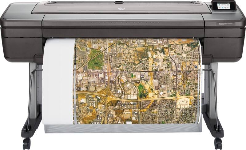 HP DesignJet Z6dr Farb Tintenstrahl Großformatdrucker DIN A0 Grau, Schwarz  