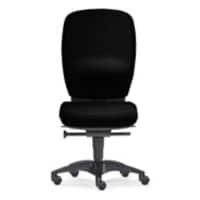 SITWELL STEIFENSAND Bürostuhl Lady Comfort M Höhenverstellbares Schwarz 130 Kg Ergonomische Rückenstütze