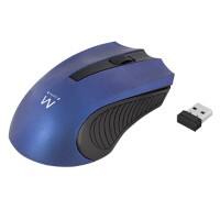 ewent Kabellose Optische Maus EW3228 Für Rechts- und Linkshänder USB-A Nano Receiver Blau