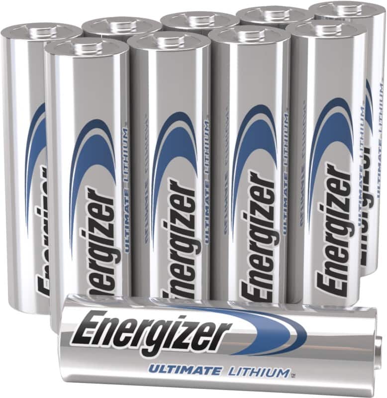 Energizer Batterien Ultimate Lithium AA LR6 3000 mAh Alkali 1,5 V 10 Stück