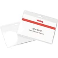 Office Depot Standard Namensschilder ohne Clip PVC 90 x 60 mm 10er Pack