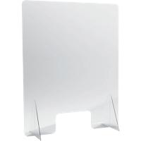 helit Mobile Schutzscheibe für Tisch und Theke "The Guard" Plexiglas Transparent 800 x 1000 mm 3 Stück