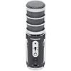SAMSON Verkabeltes Mikrofon SATELLITE USB/Beleuchtung/3,5-mm-Anschluss Schwarz, Silber