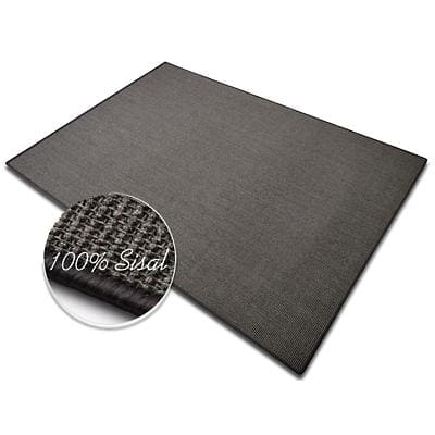 Sisal-Teppich Floordirekt STEP Sylt Grau Sisal 660 x 2000 mm