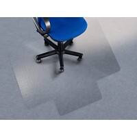 Bodenschutzmatte mit Lippe office marshal Teppich Transparent Polycarbonat 900 x 1200 mm