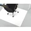 Bodenschutzmatte Floordirekt Pro Bürostuhl Semi-Transparent Polypropylen 750 x 1200 mm