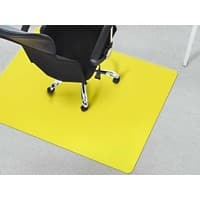 Bodenschutzmatte Teppich Floordirekt Pro Teppich Gelb Polypropylen 750 x 1200 mm