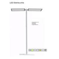 Schreibtischlampe LED Sky dimmbar 2 x 80 W Silber