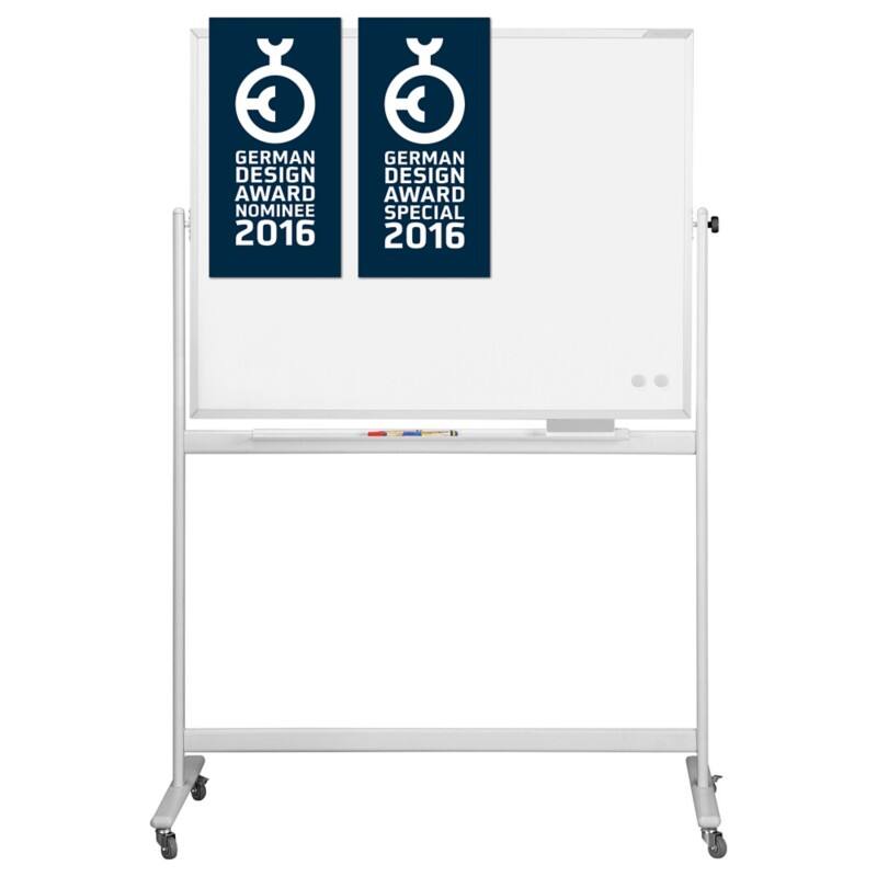 magnetoplan Design Mobiles Whiteboard Magnetisch Lackierter Stahl Beidseitig 180 (B) x 120 (H) cm