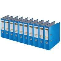 Bene No.1 Power Breit Ordner DIN A4 80 mm Blau 2 Ringe 291400 Kunststoff Glatt Hochformat  10 Stück